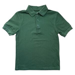 DENNIS UNIFORM Polo Shirt Kids Size 5-6 XS YXS Short Sleeve Unisex Green Unisex